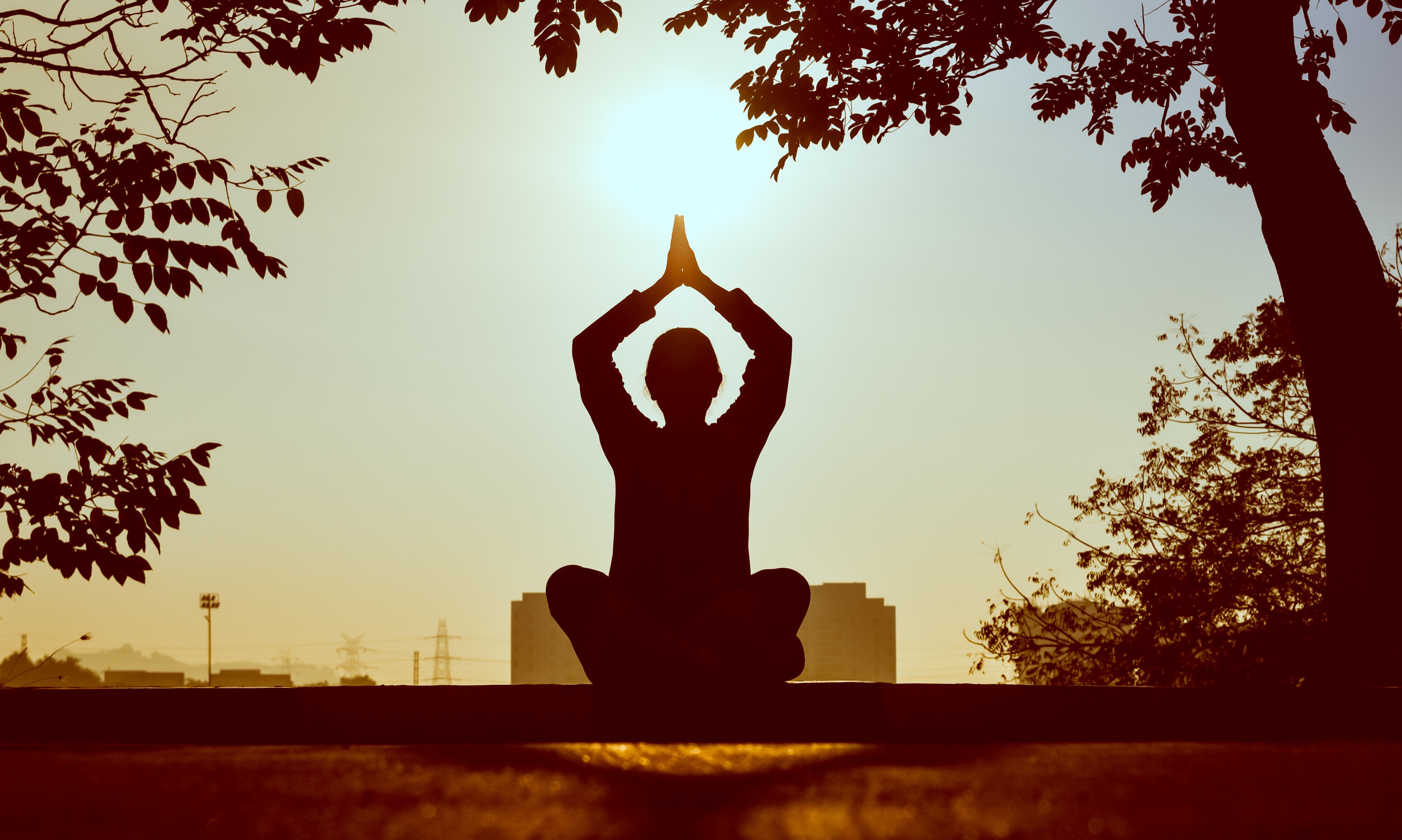 silhouette-of-man-at-daytime-meditation